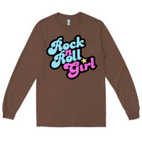 Chestnut rock n roll girl Long Sleeve Tee - artisFamous