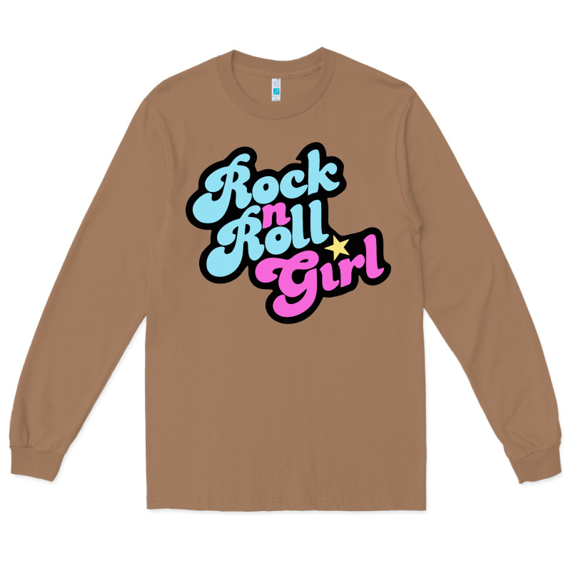 Rock N Roll Girl Long Sleeve Tee by artisFamous | Teevron