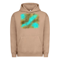 Pigment Burro Turquoise Leopard Background Urban Hoodie - Jasminsmagicworld