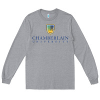 Heather Grey Chamberlain College Nursing Long Sleeve Tee - artisFamous