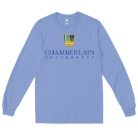 Colony Blue Chamberlain College Nursing Long Sleeve Tee - artisFamous