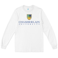 White Chamberlain College Nursing Long Sleeve Tee - artisFamous