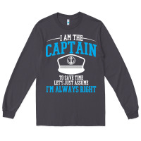 Smoke captain funny boating sailing Long Sleeve Tee - artisFamous