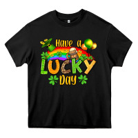 Black St. Patrick's Have a lucky day Heavy Core Tee - OliviaCreatesArt