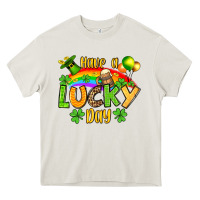 Cream St. Patrick's Have a lucky day Heavy Core Tee - OliviaCreatesArt