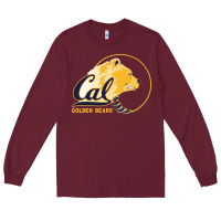 Burgundy cal col golden Long Sleeve Tee - artisFamous