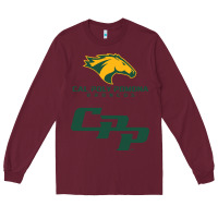 Burgundy cal pol pomona Long Sleeve Tee - artisFamous
