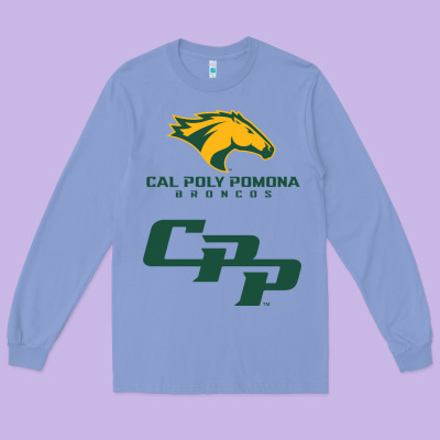Cal Pol Pomona Long Sleeve Tee Designed By Artisfamous