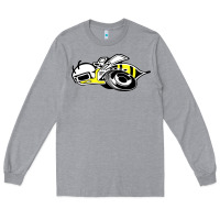 Heather Grey super bee Long Sleeve Tee - artisFamous