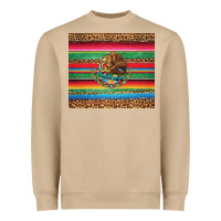 Mushroom serape leopard mexican Heavyweight Sweatshirt - Jasminsmagicworld