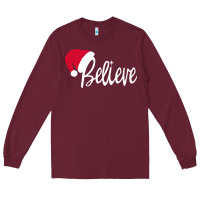 Burgundy christmas Long Sleeve Tee - artisFamous