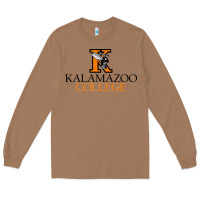Toasted Coconut Kalamazoo College Long Sleeve Tee - artisFamous