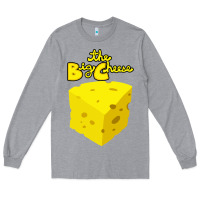 Heather Grey the big cheese Long Sleeve Tee - artisFamous