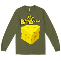 Army Green the big cheese Long Sleeve Tee - artisFamous
