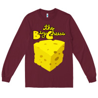Burgundy the big cheese Long Sleeve Tee - artisFamous