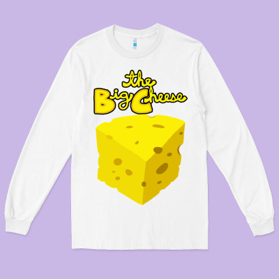 The Big Cheese Long Sleeve Tee Designed By Artisfamous