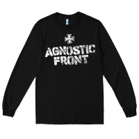 Black agnostic font Long Sleeve Tee - artisFamous