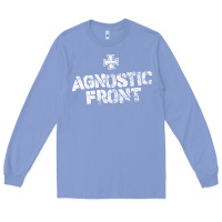Colony Blue agnostic font Long Sleeve Tee - artisFamous