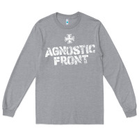 Heather Grey agnostic font Long Sleeve Tee - artisFamous