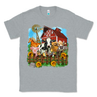 Heather Grey farm life olivia Classic Tee - OliviaCreatesArt