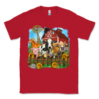 Red farm life olivia Classic Tee - OliviaCreatesArt