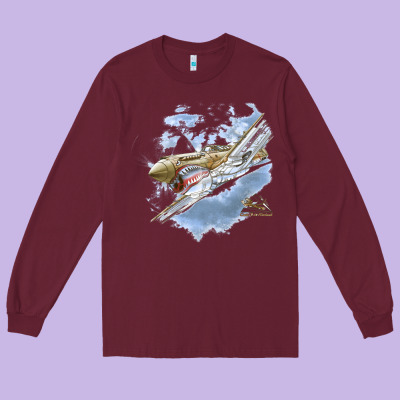 Flying Tigers Long Sleeve Tee Designed By Artisfamous