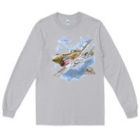 Moon Dust flying tigers Long Sleeve Tee - artisFamous