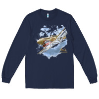 Navy flying tigers Long Sleeve Tee - artisFamous
