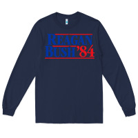 Navy reagan president Long Sleeve Tee - artisFamous