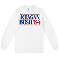 White reagan president Long Sleeve Tee - artisFamous