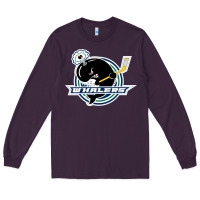 Plum plymouth whalers Hockey Long Sleeve Tee - artisFamous