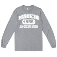 Heather Grey made in 1955 funny vintage Long Sleeve Tee - artisFamous