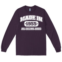 Plum made in 1955 funny vintage Long Sleeve Tee - artisFamous