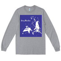 Heather Grey Best Barry Manilow Long Sleeve Tee - artisFamous