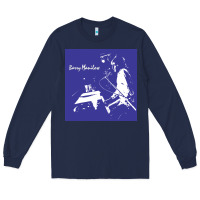 Navy Best Barry Manilow Long Sleeve Tee - artisFamous