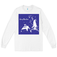White Best Barry Manilow Long Sleeve Tee - artisFamous