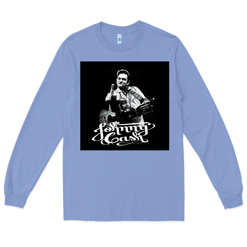 Johnny Cash Music Long Sleeve Tee by artisFamous | Teevron