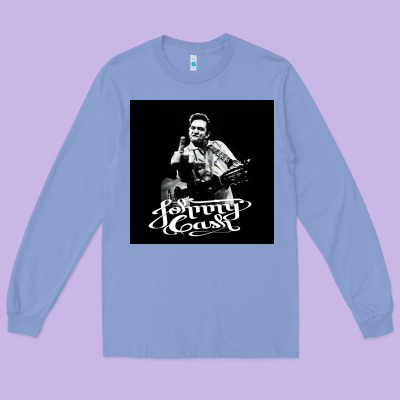 Johnny Cash Music Long Sleeve Tee Designed By Artisfamous