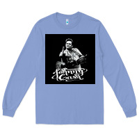 Colony Blue Johnny Cash Music Long Sleeve Tee - artisFamous