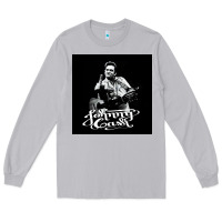 Moon Dust Johnny Cash Music Long Sleeve Tee - artisFamous