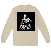 Mushroom Johnny Cash Music Long Sleeve Tee - artisFamous