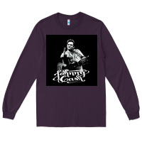 Plum Johnny Cash Music Long Sleeve Tee - artisFamous