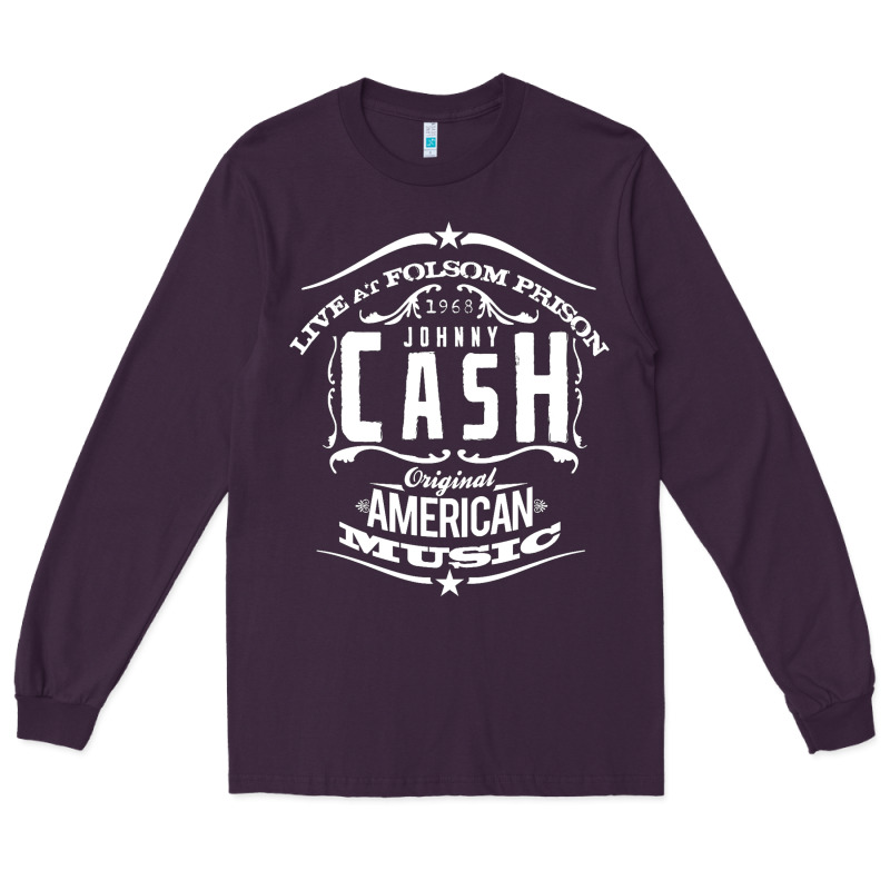 Johnny Cash Music Long Sleeve Tee by artisFamous | Teevron