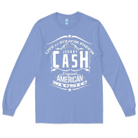 Colony Blue Johnny Cash Music Long Sleeve Tee - artisFamous