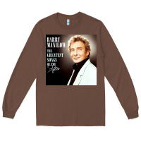 Chestnut Best Barry Manilow Long Sleeve Tee - artisFamous