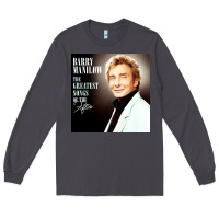 Smoke Best Barry Manilow Long Sleeve Tee - artisFamous