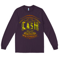 Plum Johnny Cash Music Long Sleeve Tee - artisFamous