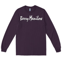 Plum Best Barry Manilow Long Sleeve Tee - artisFamous