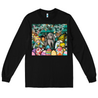 Black easter Long Sleeve Tee - CowhideDigitalArt