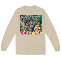 Mushroom easter Long Sleeve Tee - CowhideDigitalArt